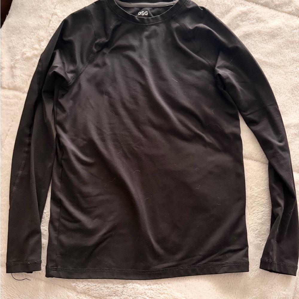 Long-Sleeve compression Performance Shirt - Black